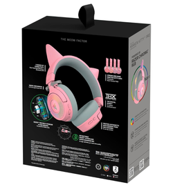 Razer Kraken Kitty V3 Pro Wireless RGB Gaming Headset - Quartz