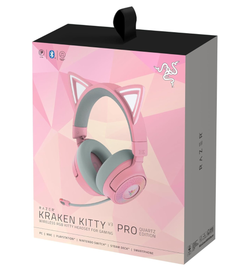 Razer Kraken Kitty V3 Pro Wireless RGB Gaming Headset - Quartz