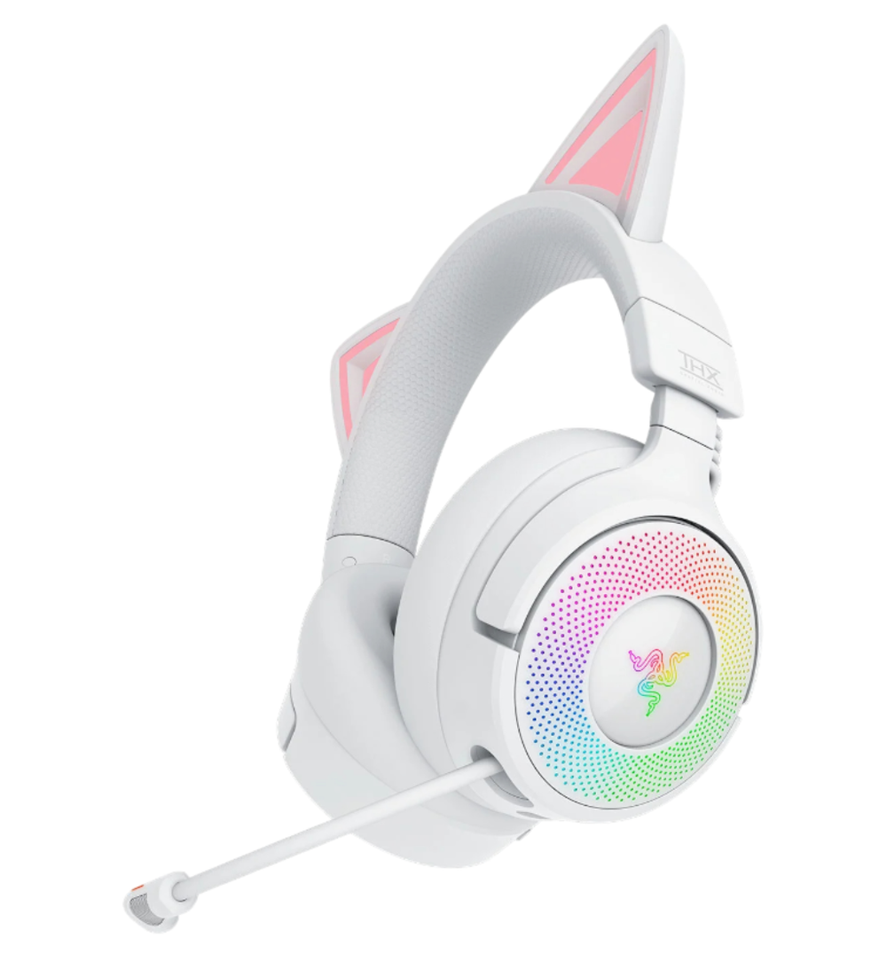 Buy Razer Kraken Kitty V3 Pro Wireless RGB Gaming Headset White UK buy-razer-kraken-kitty-v3-pro-wireless-rgb-gaming-headset-white-uk
