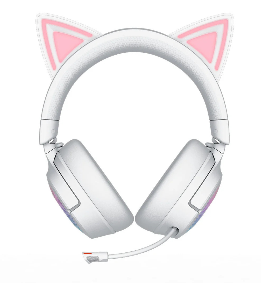 Razer Kraken Kitty V3 Pro Wireless RGB Gaming Headset - White