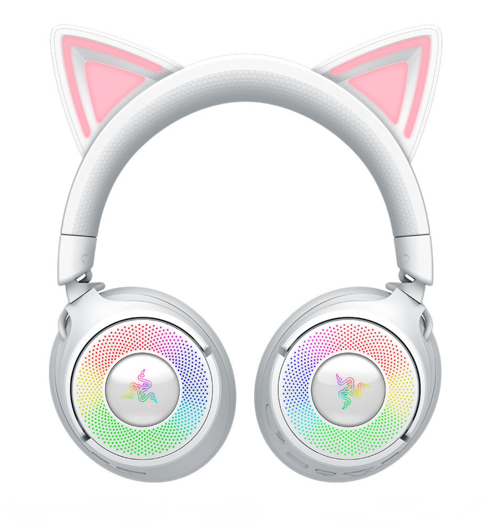 Razer Kraken Kitty V3 Pro Wireless RGB Gaming Headset - White