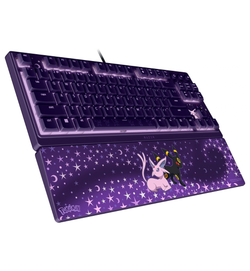 Razer Ornata V3 TKL Espeon & Umbreon Edition Gaming Keyboard UK - Razer Mecha-Membrane Switches