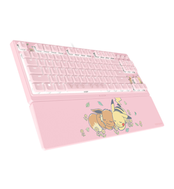 Razer Ornata V3 TKL Pikachu & Eevee Edition Gaming Keyboard - Razer Mecha-Membrane Switches