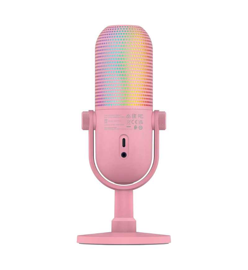 Razer Seiren V3 Chroma RGB USB Microphone - Quartz