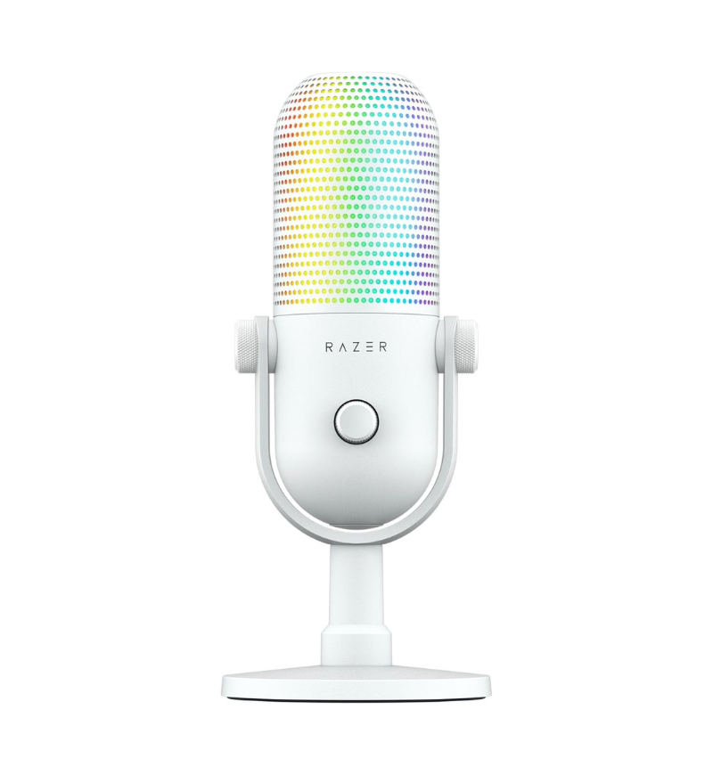 Razer Seiren V3 Chroma RGB USB Microphone - White