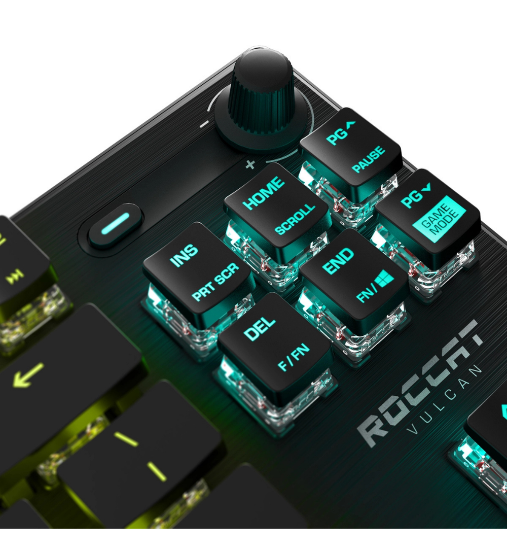 ROCCAT Vulcan TKL Pro RGB Mechanical Gaming Keyboard - ROCCAT Titan Linear Switches