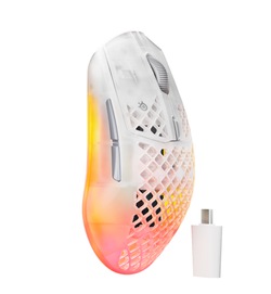 SteelSeries Aerox 3 Wireless Gen 2 68g Wireless Gaming Mouse - Ghost