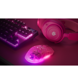 SteelSeries Aerox 3 Wireless Gen 2 68g Wireless Gaming Mouse - Magenta Haze