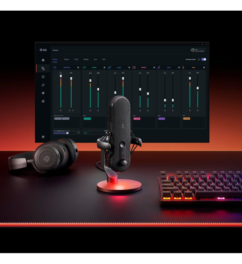 SteelSeries Alias USB Condenser Microphones