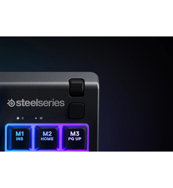 SteelSeries Apex 3 TKL Gaming Keyboard - Whisper-Quiet Membrane Switches