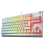 SteelSeries Apex 3 TKL White Gaming Keyboard - Whisper-Quiet Membrane Switches