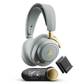 SteelSeries Arctis Nova Elite Hi-Res Wireless Gaming Headset - Sage Gold