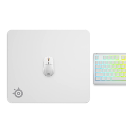 SteelSeries QcK Cloth White Mouse Pad - Large