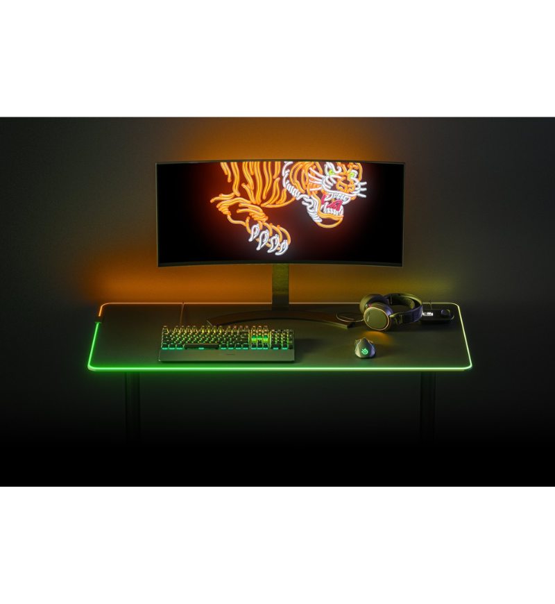 SteelSeries QcK Prism Cloth RGB Mouse Pad - 3XL