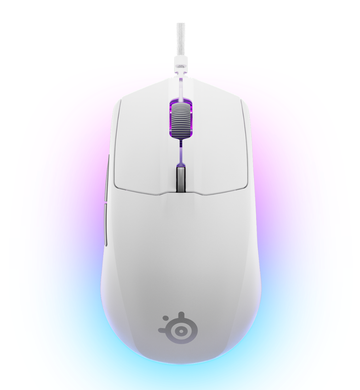 SteelSeries Rival 3 Gen 2 77g Optical Gaming Mouse - White