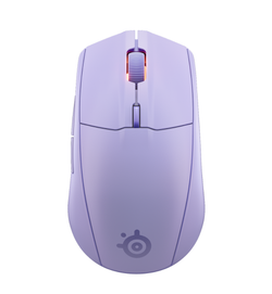 SteelSeries Rival 3 Gen 2 83.5g Wireless Optical Gaming Mouse - Lavender