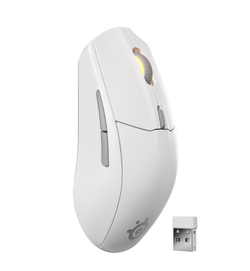 SteelSeries Rival 3 Gen 2 83.5g Wireless Optical Gaming Mouse - White