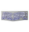 Tai-Hao 143 ABS Double Shot BOBO Profile Backlit Keycaps - Aurora Wave Purple