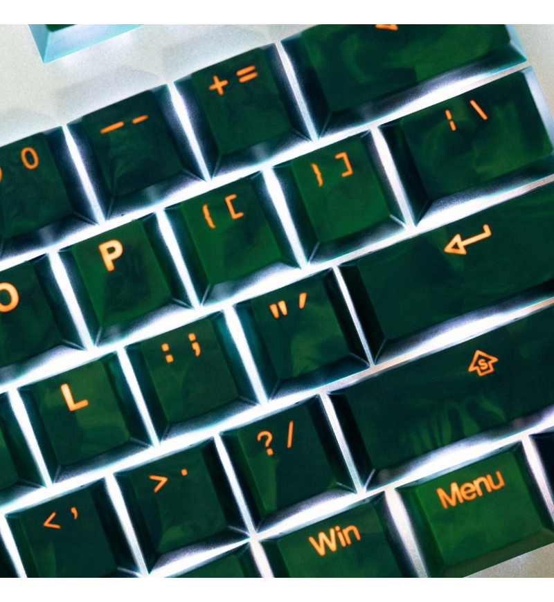 Tai-Hao Cubic ABS Backlit Avatar 2 Green 149 Keycaps - UK