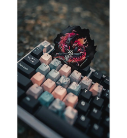 Tai-Hao Divine Beasts Rubber Backlit 23 Keycaps - SUZAKU