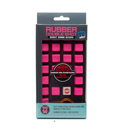 Tai-Hao TPR Rubber Double Shot Backlit 22 Keycaps - Neon Jelly Pink