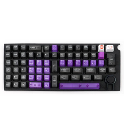 Tai-Hao Translucent Cubic ABS Purple Boom 152 Keycaps - UK & US