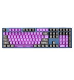 Tai-Hao Translucent Cubic ABS Purple Boom 152 Keycaps - UK & US