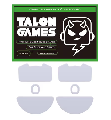 Talongames Classic Mouse Feet (Skates) - Razer Viper V3 Pro (Set of 2)