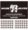 Talongames Iwa Mouse Feet (Skates) - Universal Dots 6mm - 48 Dots