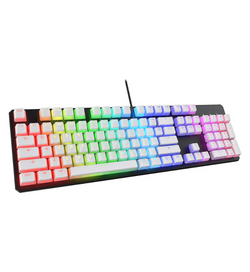 Tecware PBT Pudding 111 US ANSI Layout Keycap Set - White