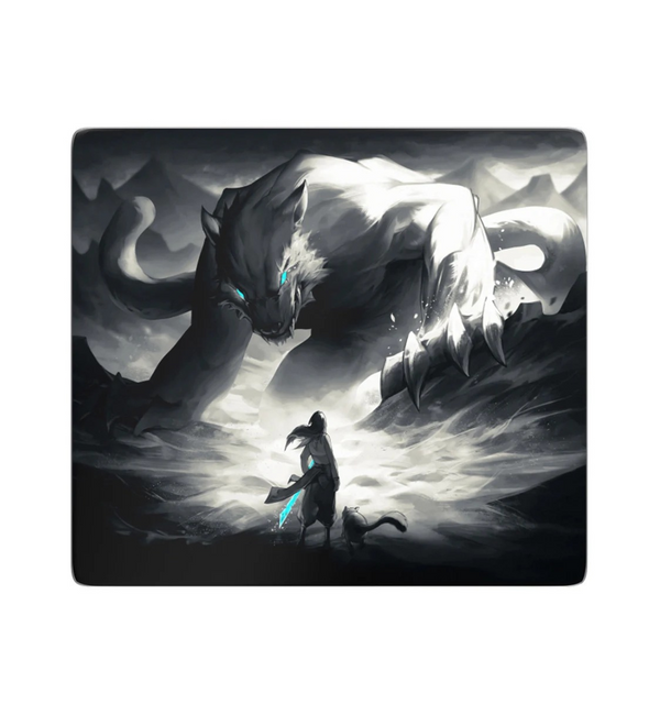 Tekkusai The Beast Glass Mousepad - Limited Edition