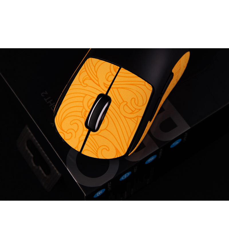 EspTiger Anti-Slip Oriole Mouse Grip - Logitech G Pro X / GPX2 Superlight - Yellow