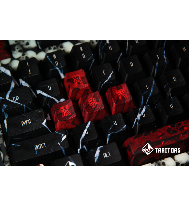 Traitors PBT Hundun Dye-Sub 6 Keycap Set