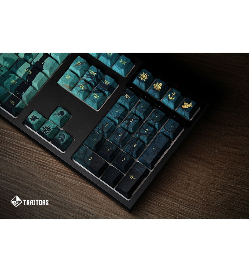 Traitors Atlantis PBT Dye-Sub 109 Keycap Set - UK