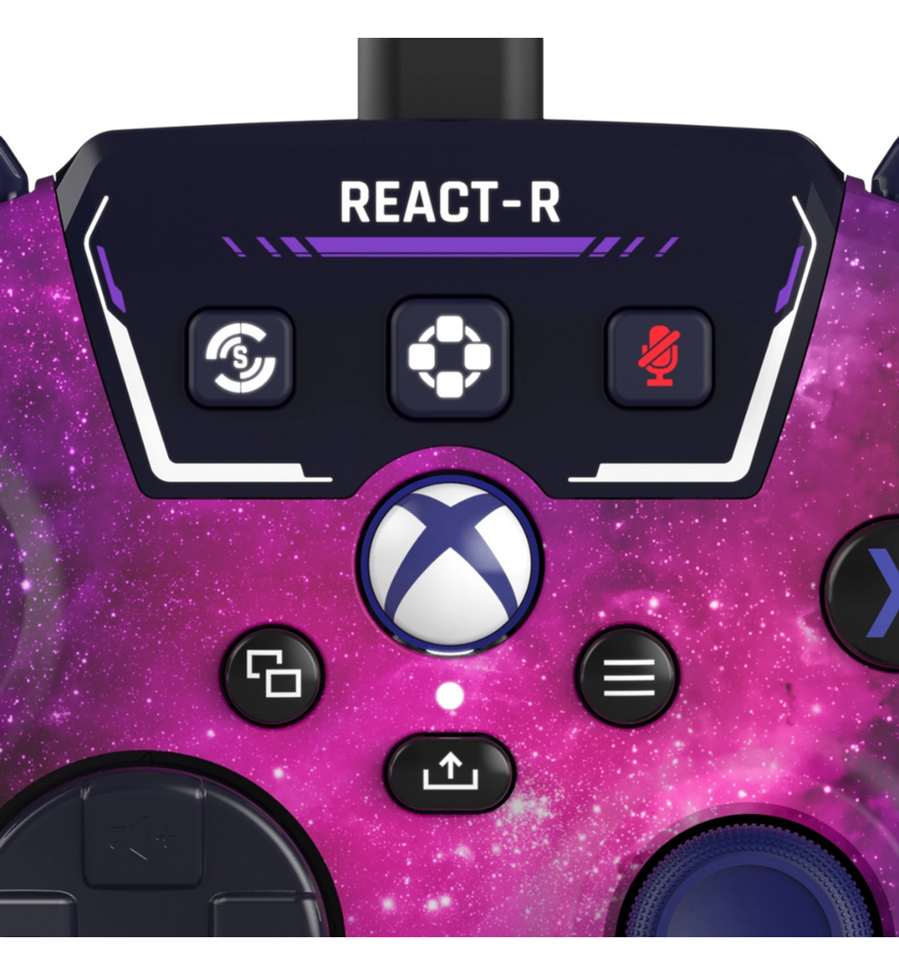 Turtle Beach React-R Xbox Gaming Controller - Nebula