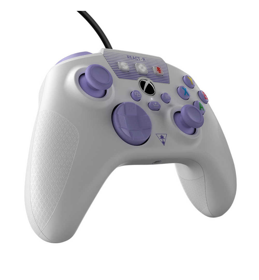 Turtle Beach React-R Xbox Gaming Controller - White Purple