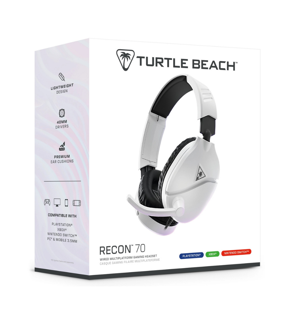 Turtle Beach Recon 70 Multiplatform Gaming Headset - White