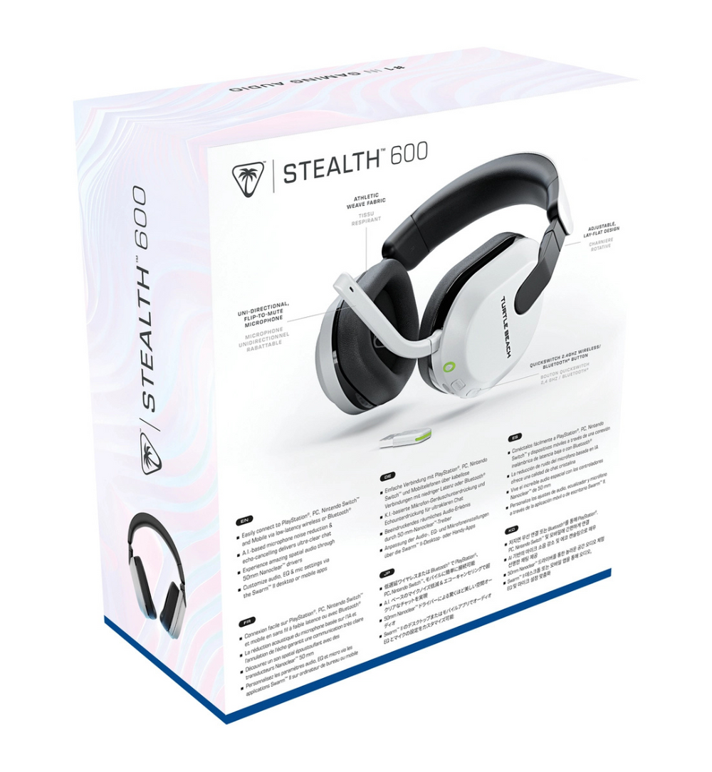 Turtle Beach Stealth 600 Gen 3 Playstation Wireless Gaming Headset - White