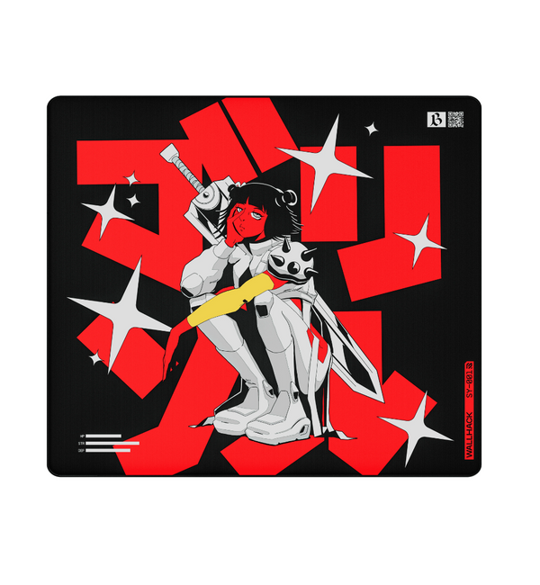 Wallhack SY-001 Limited Edition Arcade Twins Yume Control Mousepad