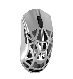 WLMouse Beast X Pro 39g Solid Side Wireless Gaming Mouse - Metallic Silver