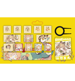 X-Raypad Aqua Control Plus NekoLuck Green Soft Mousepad - XL Square