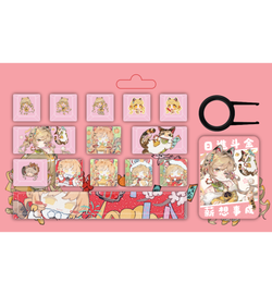 X-Raypad Aqua Control Plus NekoLuck Pink Soft Mousepad - XL Square