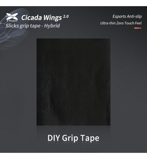 X-Raypad Black Cicada Wings V2 Slicks Mouse Grip - DIY