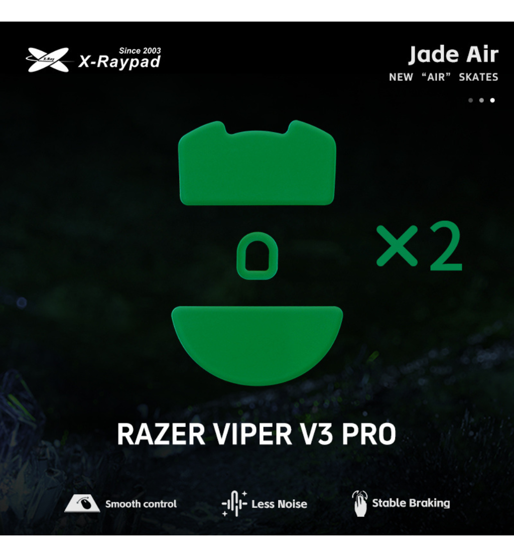 Buy X-Raypad Jade Air Quiet & Speed Mouse Feet (Skates) - Razer Viper ...