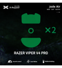X-Raypad Jade Air Quiet & Speed Mouse Feet (Skates) - Razer Viper V4 Pro (Set of 2)
