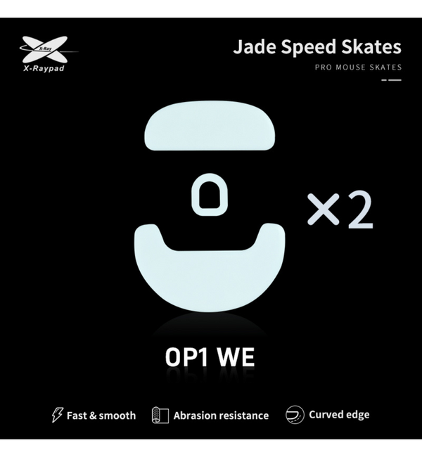 X-Raypad Jade Mouse Feet (Skates) - Endgame Gear OP1we (Set of 2)
