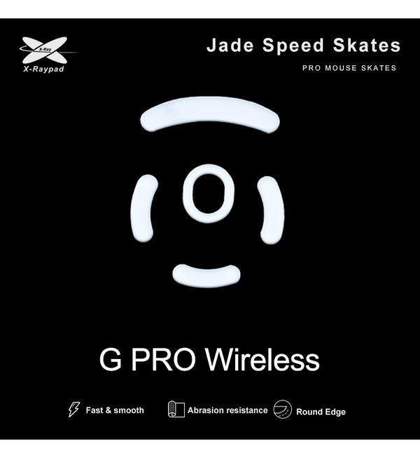 X-Raypad Jade Mouse Feet (Skates) - Logitech G Pro Wireless (Set of 2)