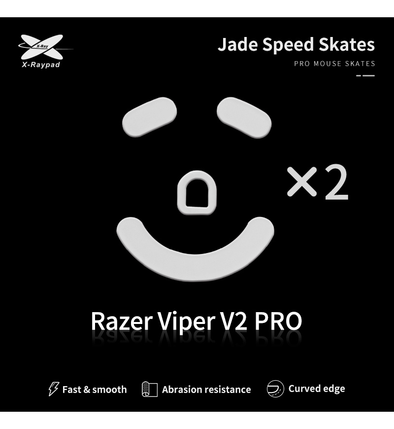 Buy X-Raypad Jade Pure Speed Mouse Feet (Skates) - Razer Viper V2 Pro ...