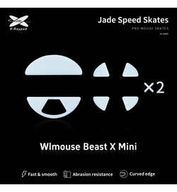 X-Raypad Jade Mouse Feet (Skates) - WLmouse Beast X Mini (Set of 2)