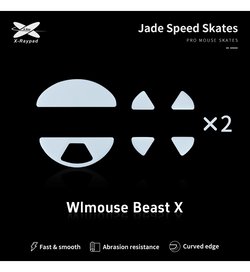 X-Raypad Jade Mouse Feet (Skates) - WLmouse Beast X (Set of 2)